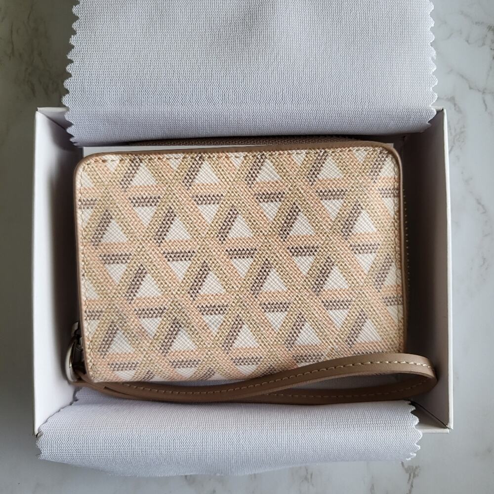 NEW LANCASTER PARIS PM IKON PORTE-MONNAIE WRISTLET WALLET